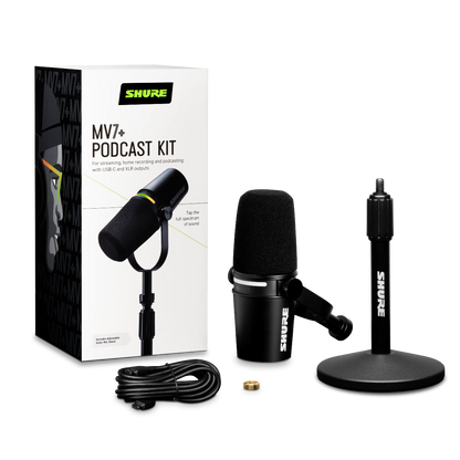 Shure MV7+ Podcast Microphone (Open Box)