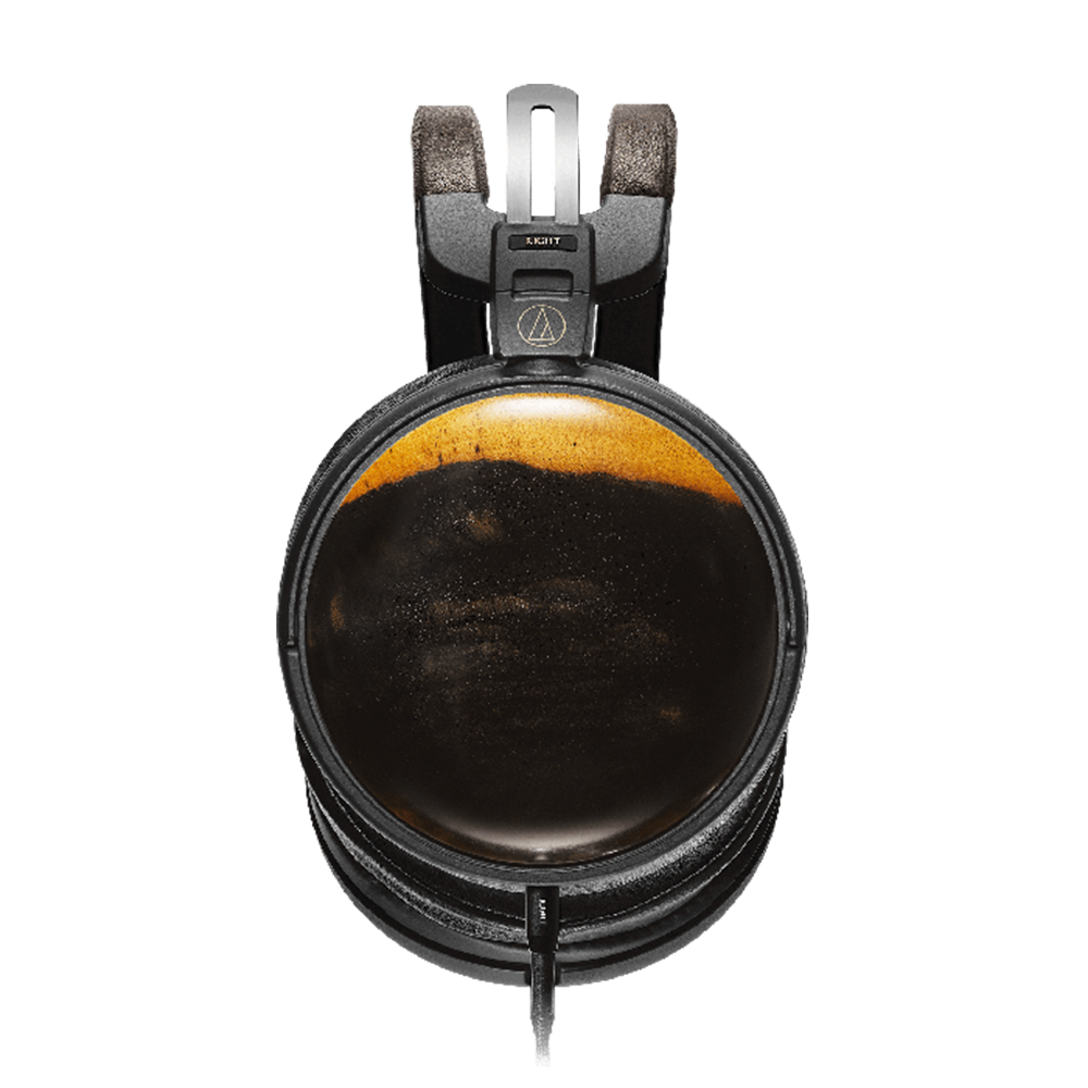 Audio-Technica ATH-AWKG Audiophile Closed-back Dynamic Wooden Headphones with ZMF Earpads