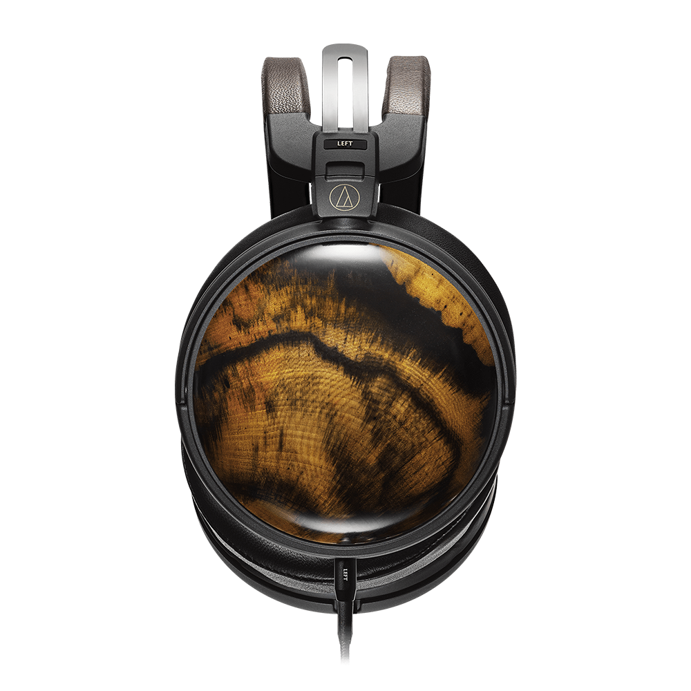 Audio-Technica ATH-AWKG Audiophile Closed-back Dynamic Wooden Headphones with ZMF Earpads