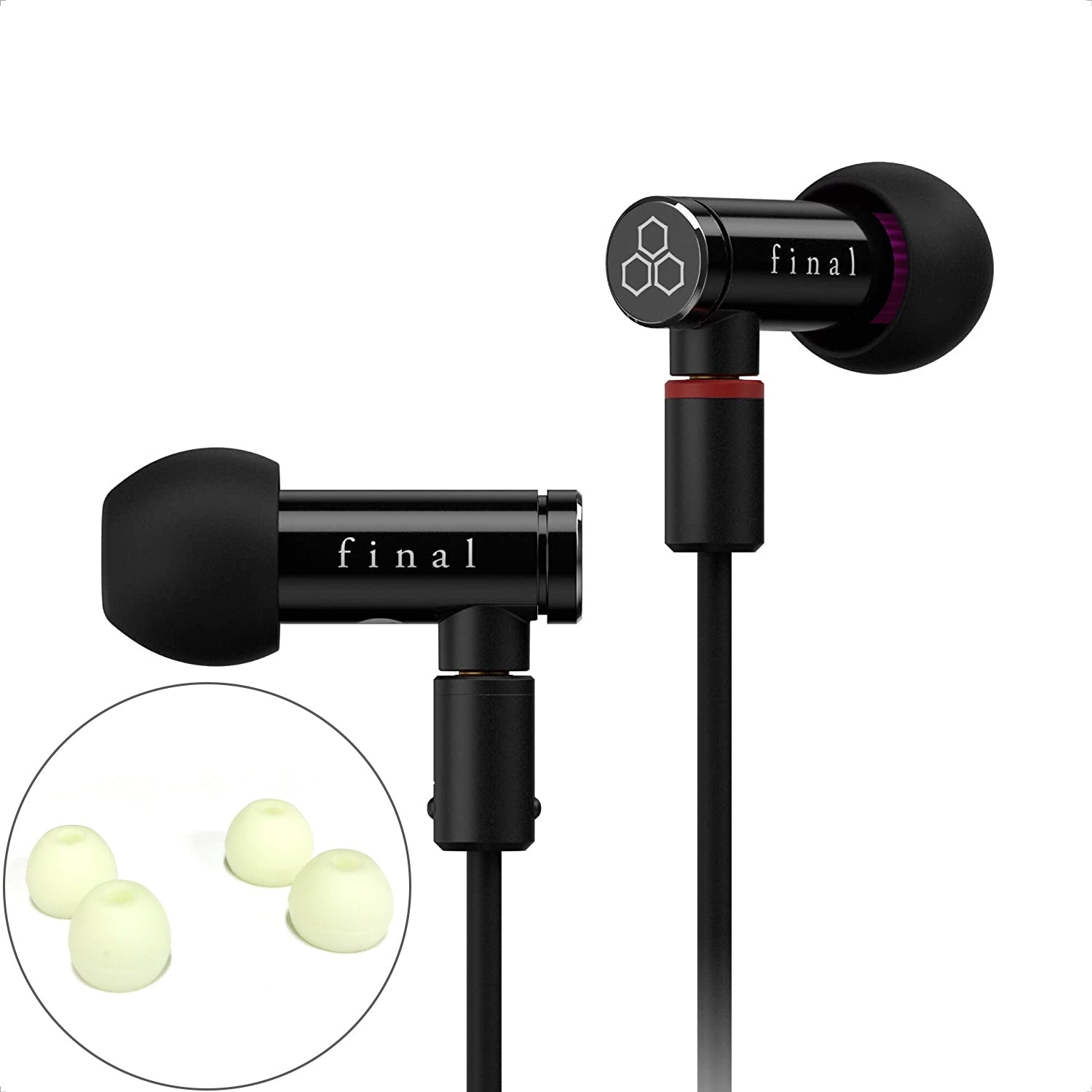 Final Audio E4000 Hi-Res Earphones (+free Glow-in-the-Dark tips)