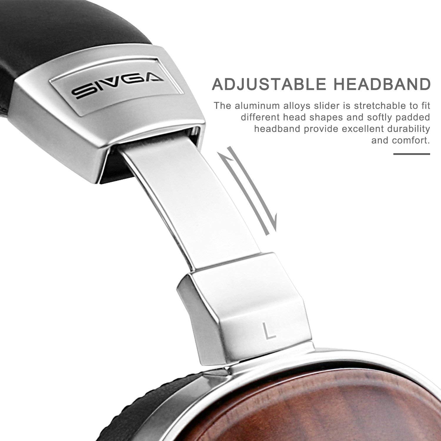 Sivga SV006 Over-Ear Closed Back Headphones with Mic