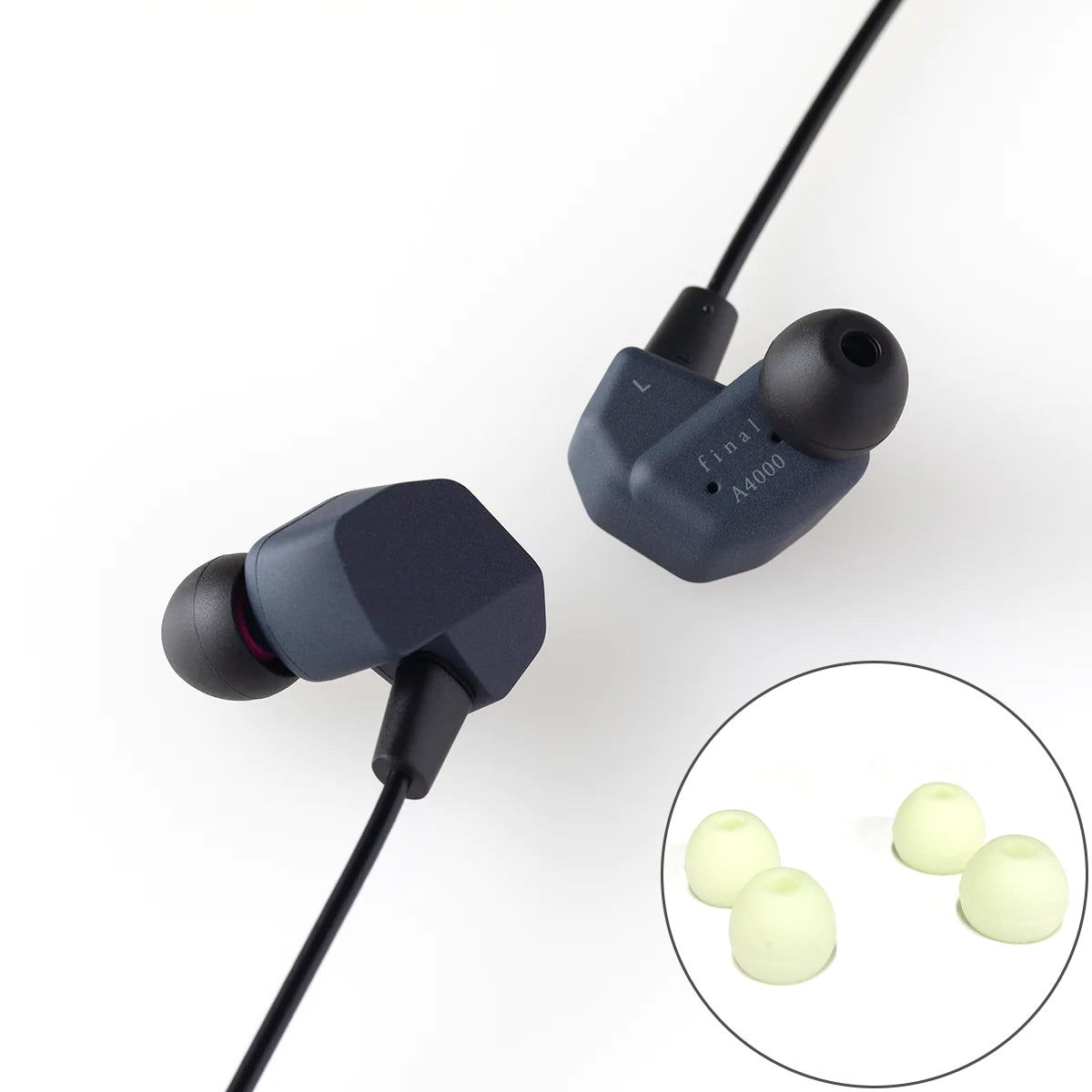 Final Audio A4000 Earphones (+free Glow-in-the-Dark tips)