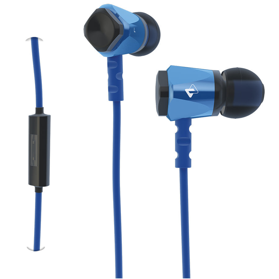 Fischer Audio Blue Ribbon In-ear Headphones with Remote