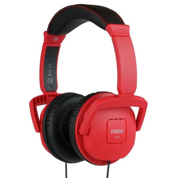 Fostex TH7 Red Over-Ear Closed-Back Headphones (Open box) - Discontinued